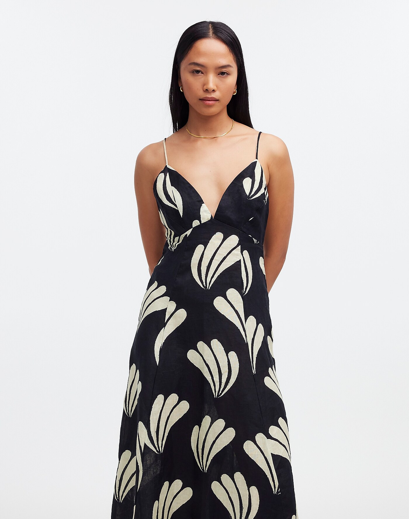 Zulu & Zephyr Palm Linen Dress