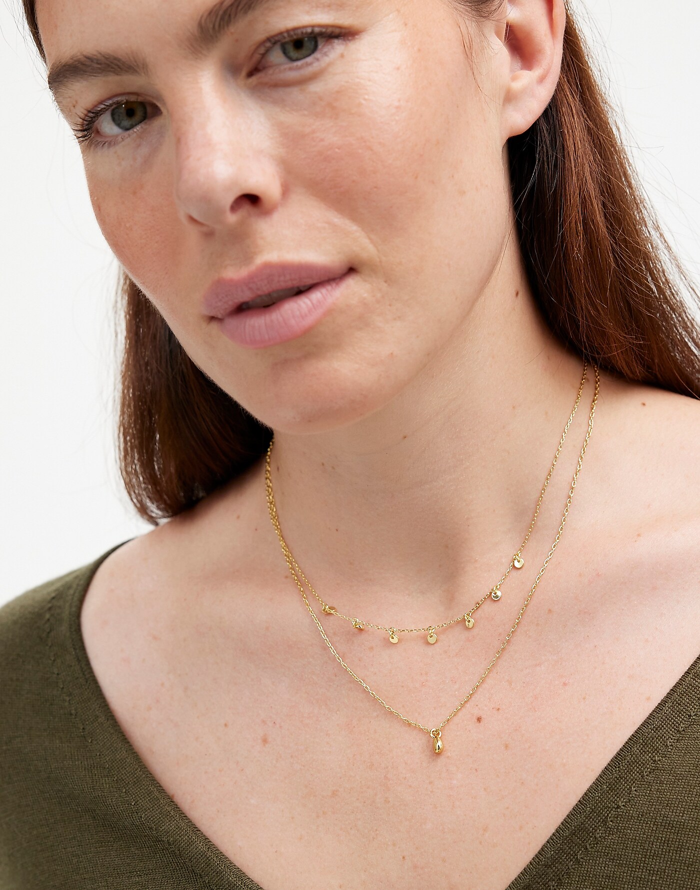 Two-Pack Station & Pendant Necklace Set