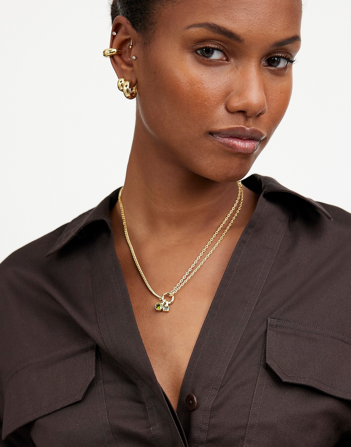 Gem Layered Necklace